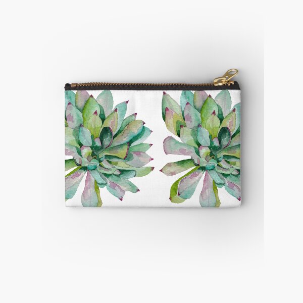 Item preview, Vibrant Green Succulent Plant in Watercolour designed and sold by Julie Pickering.