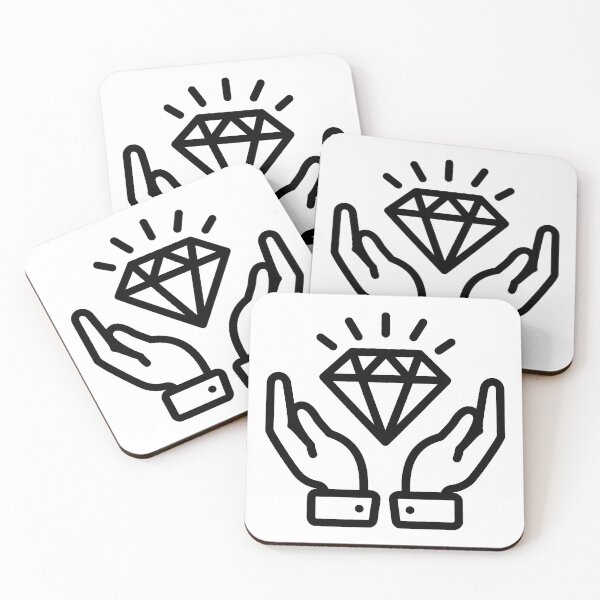 Item preview, Minimalist Diamond Hands - Black Edition *HIGH QUALITY* designed and sold by Alex3214.