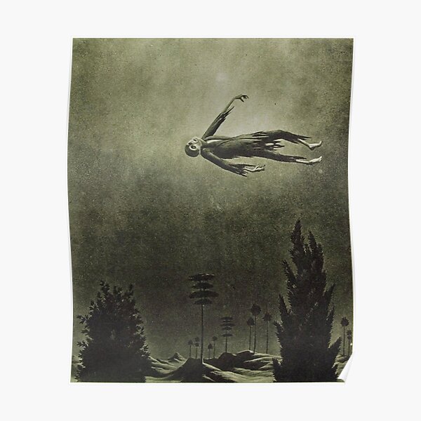 Ghost over the trees, by Franz Sedlacek Poster
