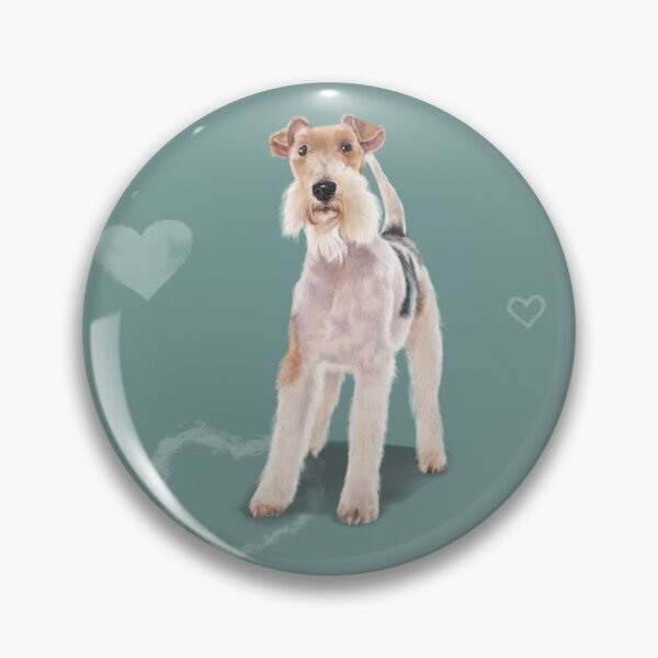 Item preview, The Fox Terrier (Teal) designed and sold by Elspeth Rose Design.