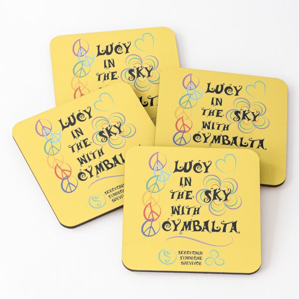 Item preview, Lucy In the Sky with Cymbalta-  Invisible Illness Awareness -  Hippie Edition designed and sold by The Chronic's  Chronicles.
