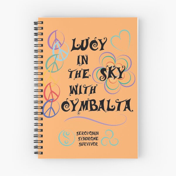 Item preview, Lucy In the Sky with Cymbalta-  Invisible Illness Awareness -  Hippie Edition designed and sold by The Chronic's  Chronicles.