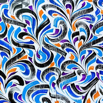 Artwork thumbnail, Creative Colorful Triangular Pattern by Mycxh
