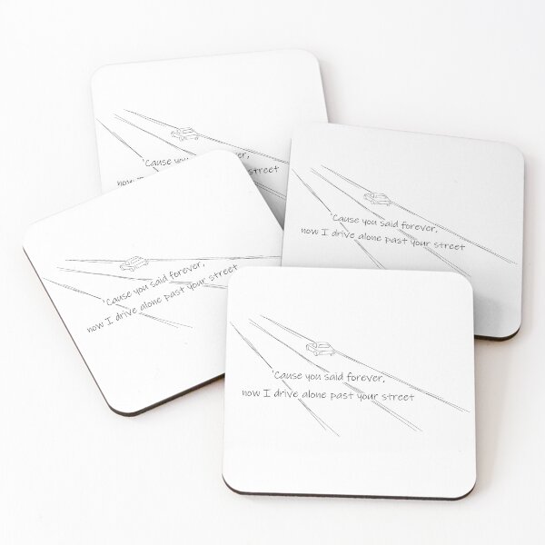 Item preview, 'Cause you said forever, now I drive alone past your street (black) designed and sold by Laura Piedrafita.