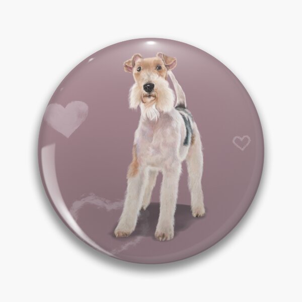 Item preview, The Fox Terrier (Pink) designed and sold by Elspeth Rose Design.