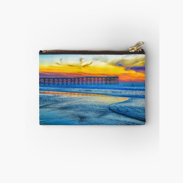 Aperçu de l'œuvre Pacific Beach Pier au coucher du soleil créée et vendue par Fernando Margolles.