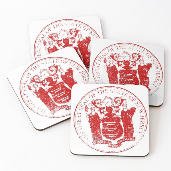 Item preview, New Jersey seal rubber stamp designed and sold by deepakrode7.