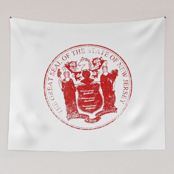 Item preview, New Jersey seal rubber stamp designed and sold by deepakrode7.