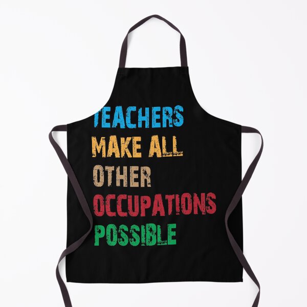 Aperçu de l'œuvre Les enseignants rendent d'autres professions possibles créée et vendue par FoxShop.