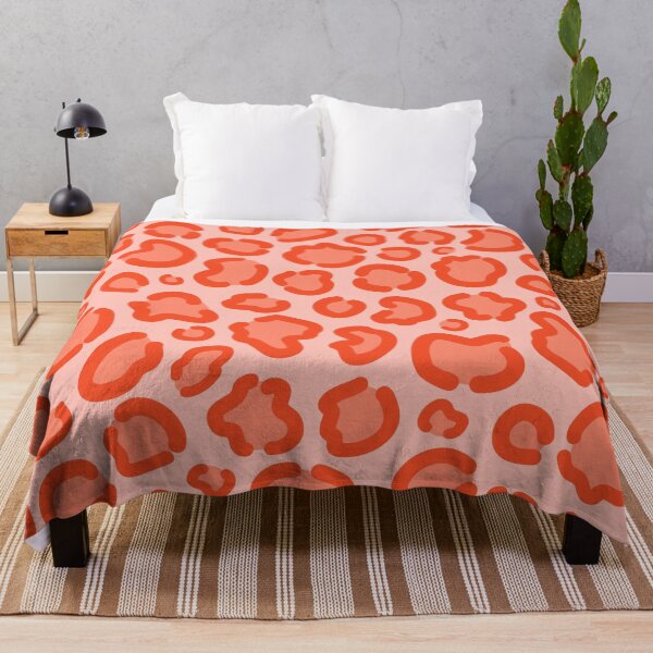 Item preview, Orange Abstract Leopard Animal Print Pattern Design designed and sold by patternsoup.