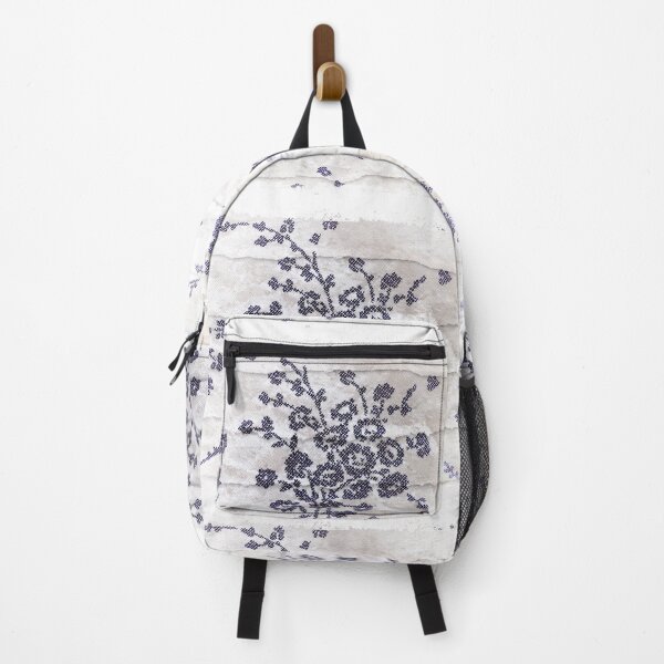 Item preview, Cross Stitch Flowers On Stone designed and sold by Capuletdesigns.