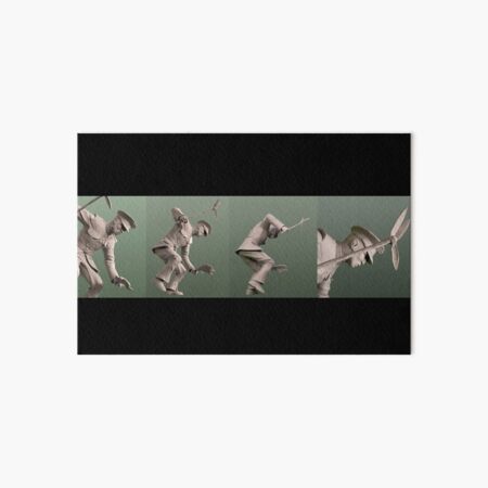 Dancing Marine, Native American Art Board Print