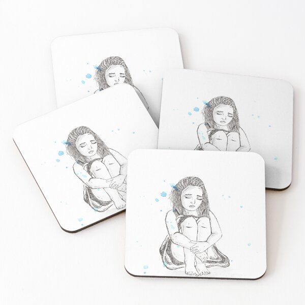 Item preview, Girl with blue hairpin designed and sold by Kristin Augestad.
