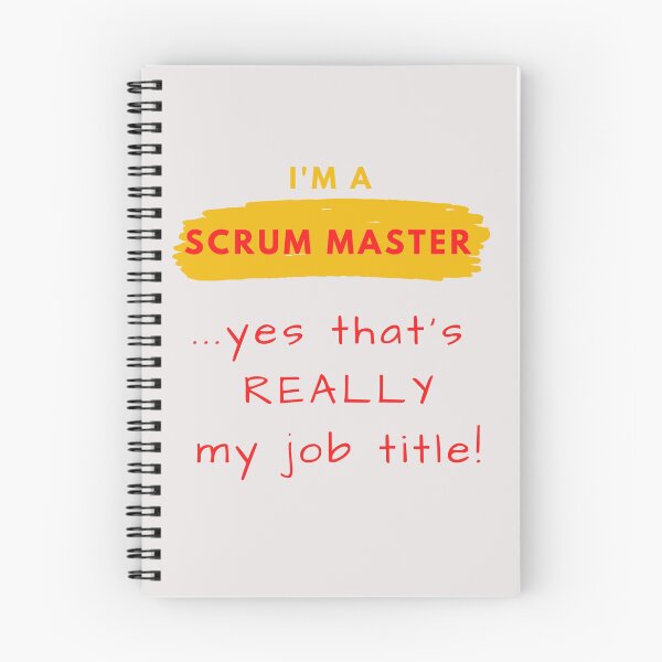 Artikelvorschau, Scrum Master .... ja das ist WIRKLICH meine Berufsbezeichnung! entworfen und verkauft von AgileBadAss.