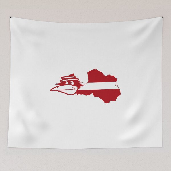 Item preview,  Latvia Flag Map designed and sold by shopcom.