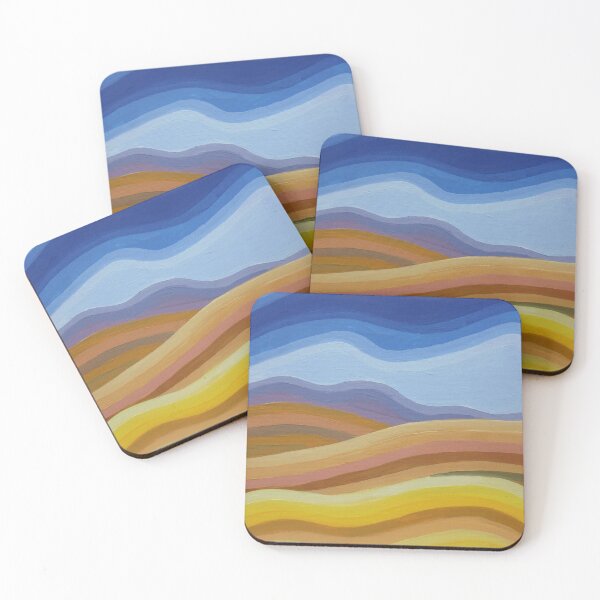 Item preview, Abstract landscape with hills and mountains designed and sold by NinaJayasinghe.