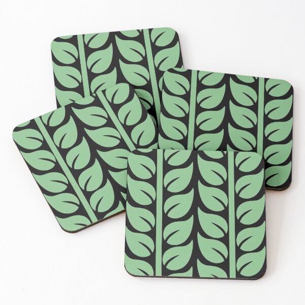 Item preview, Simple Leafy Design in Black designed and sold by leashonlife.