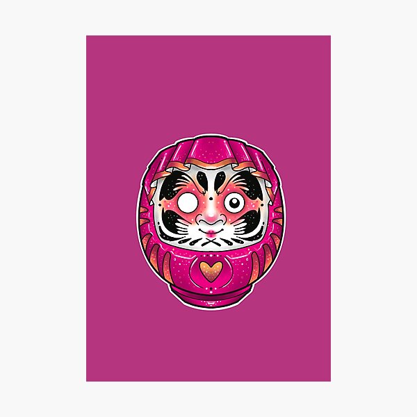 Pink Daruma Doll