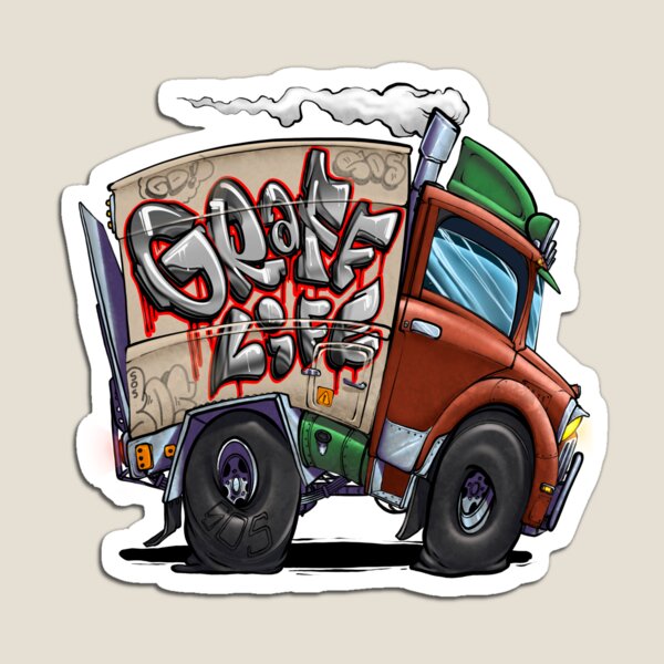 Aperçu de l'œuvre Graff Life Truck créée et vendue par Graffitidesign.