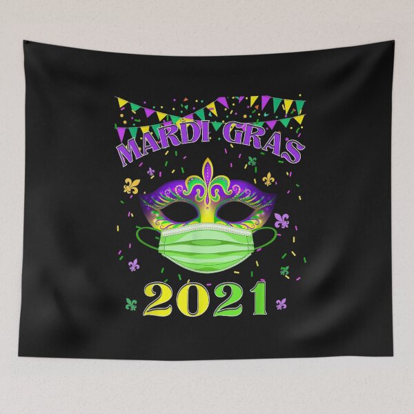 Item preview, Mardi Quarantine Gras 2021 T-Shirt designed and sold by Trendy Shirt.