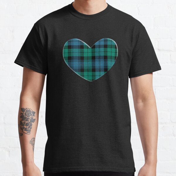 Blackwatch Ancient | Scotland | Cute Tartan on Black Classic T-Shirt