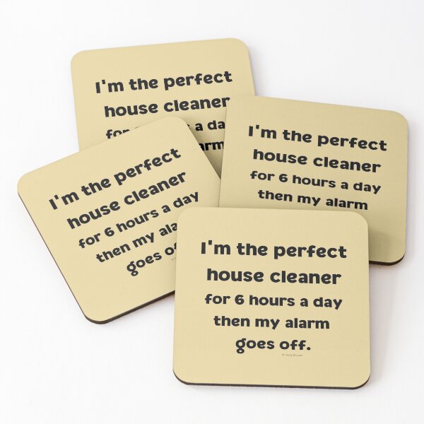 Item preview, 6 Hours A Day Perfect House Cleaner Fun Housekeeping Lady Gifts designed and sold by SavvyCleaner.