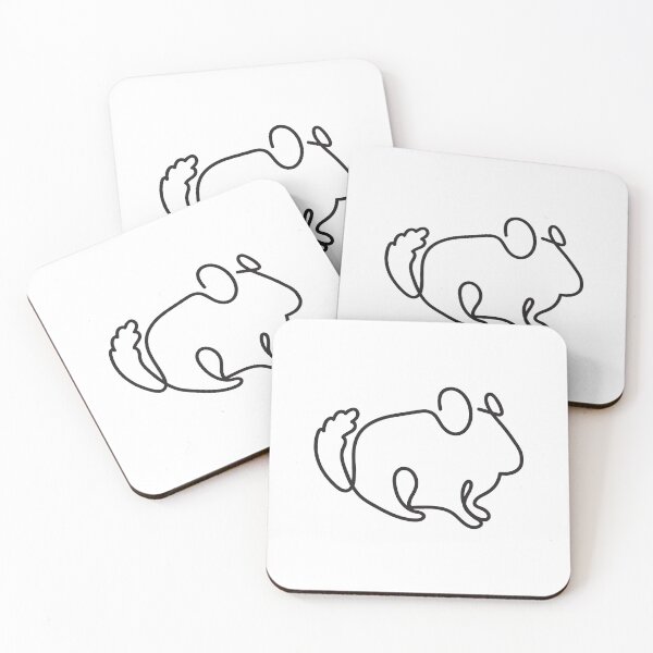 Item preview, One Line Chinchilla designed and sold by babybigfoot.