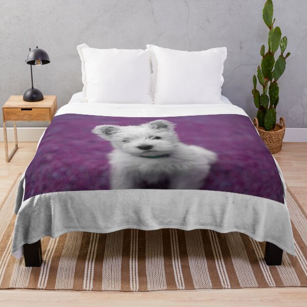 Item preview, Westie Pup on Purple designed and sold by scottimage.