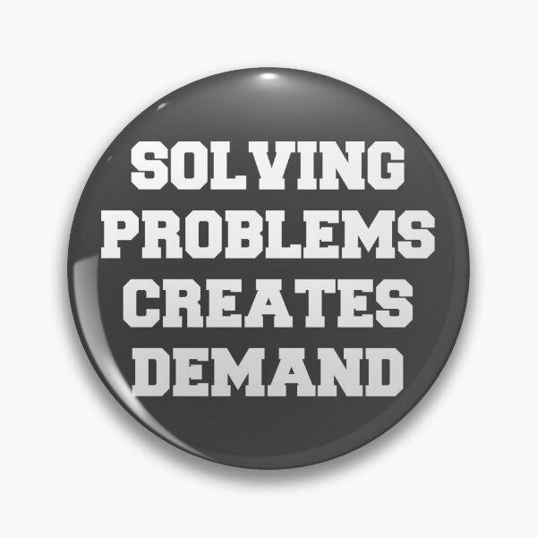 Item preview, Solving problems creates demand mindset inspirational quote designed and sold by flexycreatives.