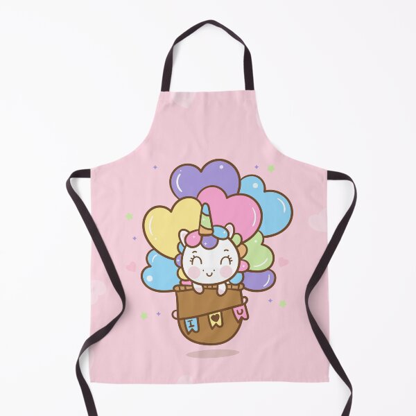 Item preview, Cute Baby Unicorn Flying with Balloons designed and sold by kalud-zoldyck.