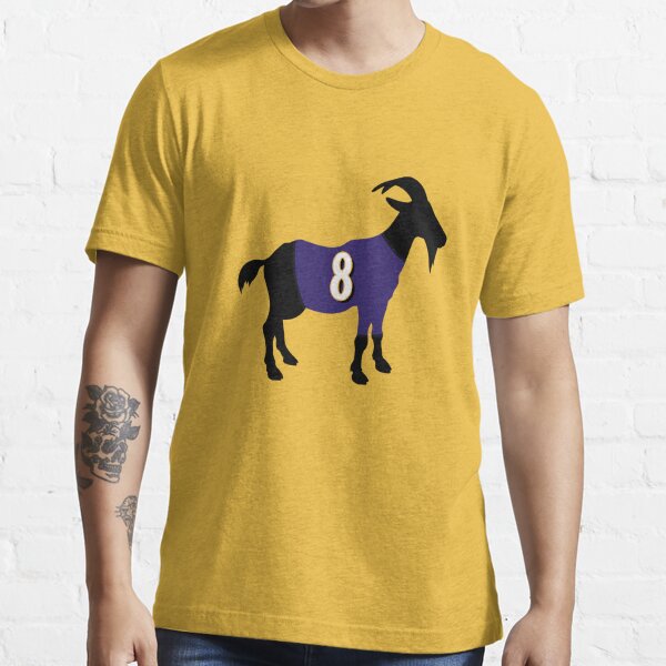 Lamar Jackson GOAT Essential T-Shirt for Sale by cwijeta