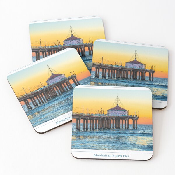 Item preview, Manhattan Beach Pier at Sunset designed and sold by Fernando Margolles.