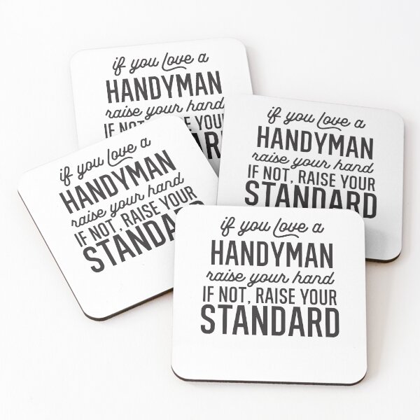 Item preview, If You Love A Handyman Raise Your Hand If Not Raise Your Standard designed and sold by TeesYouWant.