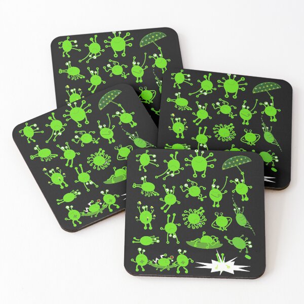 Item preview, happy bacteria family stickers designed and sold by superchrupki.