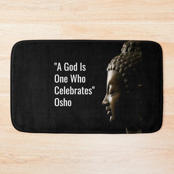 Item preview, Motivational Quote for Success | Osho | A God Is One Who Celebrates... designed and sold by RetComly.