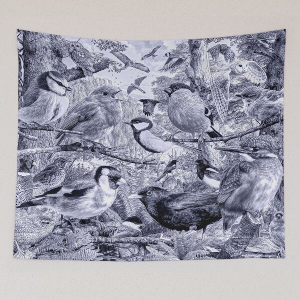 Item preview, British birds Monochrome designed and sold by DavidPenfound.