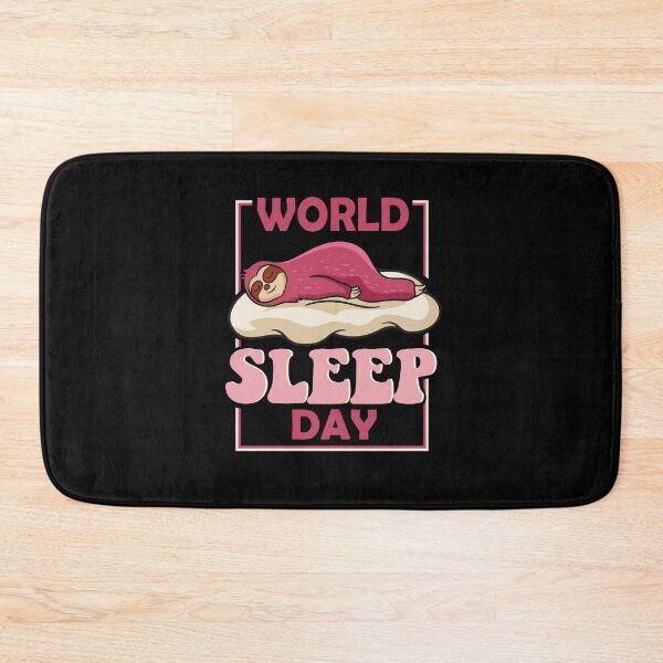 Item preview, Sloth World Sleep Day designed and sold by ElBeDesigns.