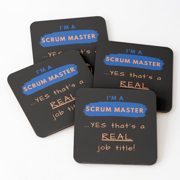 Item preview, Scrum Master- REAL job! designed and sold by AgileBadAss.