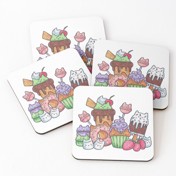 Item preview, Delicious Kitties designed and sold by kattvalk.