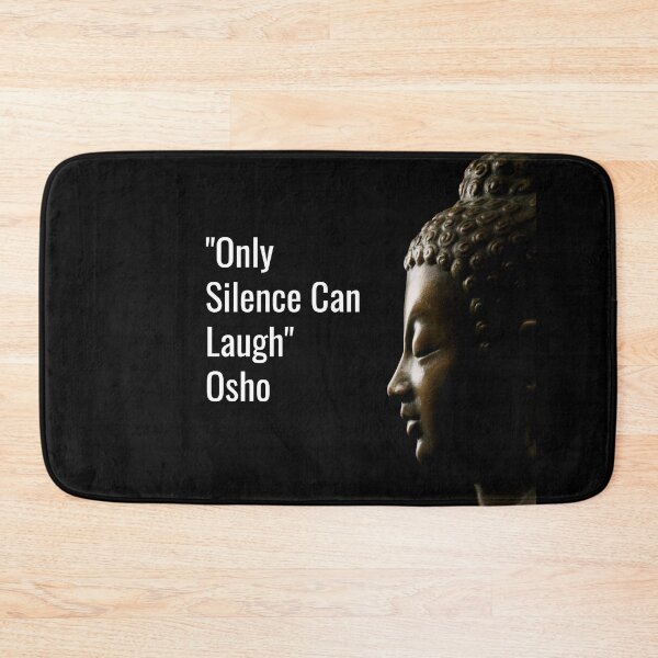 Item preview, Motivational Quote for Success | Osho | Only Silence Can Laugh... designed and sold by RetComly.