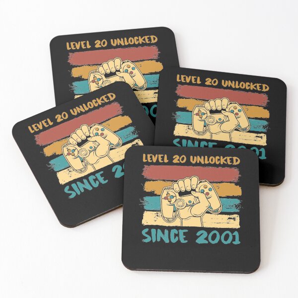 Item preview, 20th Birthday Gaming Level 20 Unlocked Born 2001 Gamer designed and sold by Lenny Stahl.