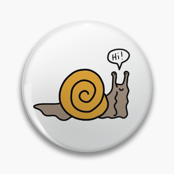 Item preview, Orange Snail Friend designed and sold by TitchandCo.