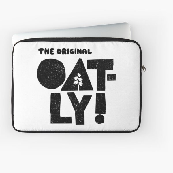 The Original Oatly, The Oatly Way, Oatly T-shirt, Oat Milk Vegan Classic T-shirt Laptop Sleeve