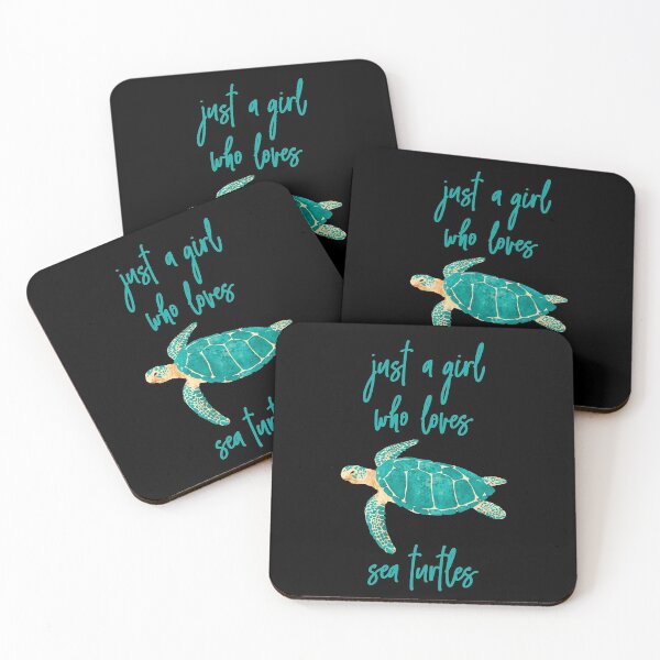 Item preview, Sea turtle Just a girl who loves Turtles ladies girls designed and sold by Lenny Stahl.