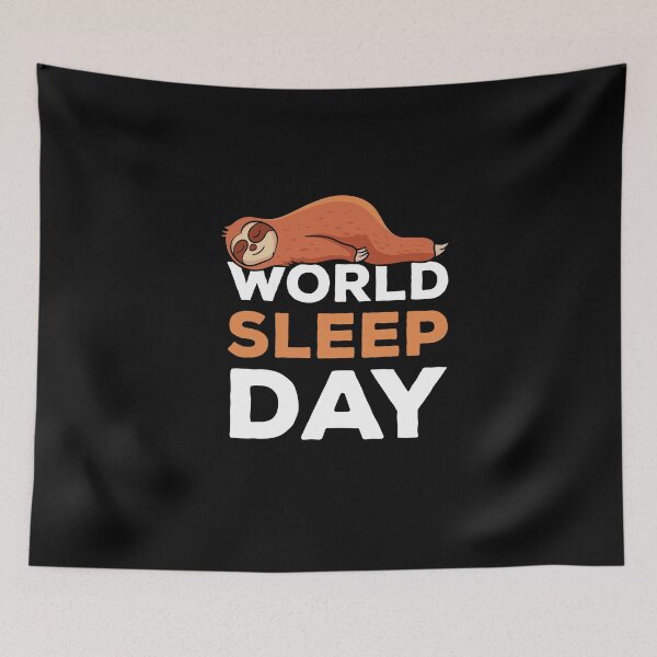 Item preview, Sloth sleep day designed and sold by ElBeDesigns.
