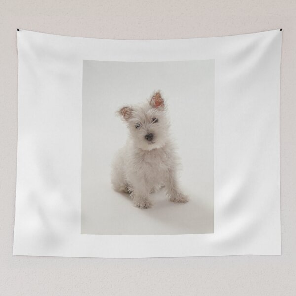 Item preview, Westie Pup on White designed and sold by scottimage.