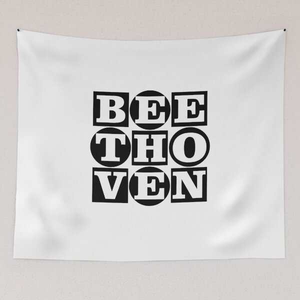 Item preview, Beethoven B&W Grid designed and sold by ArtofDissent.