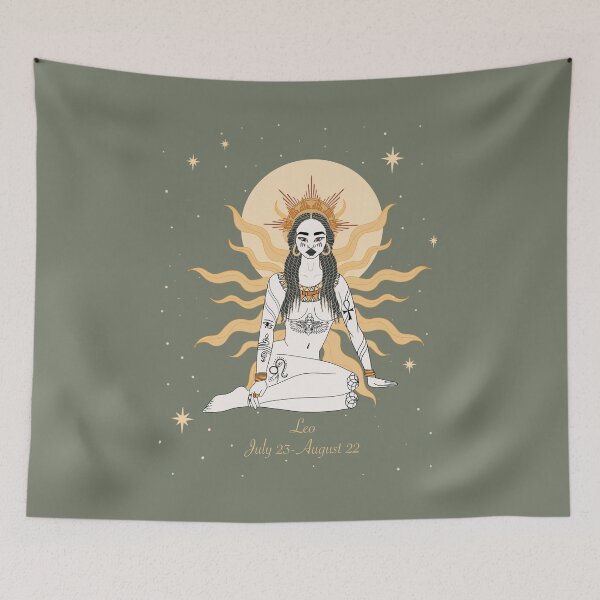Item preview, Leo goddess zodiac sign, Leo astrology sign designed and sold by Spirit-Art.
