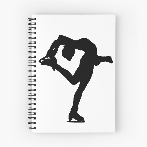 Item preview, Figure Skating Beilmann Spin Silhouette Sticker designed and sold by Sarah McDowell.