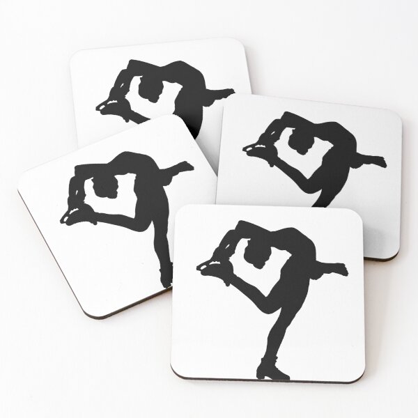Item preview, Figure Skating Beilmann Spin Silhouette Sticker designed and sold by Sarah McDowell.